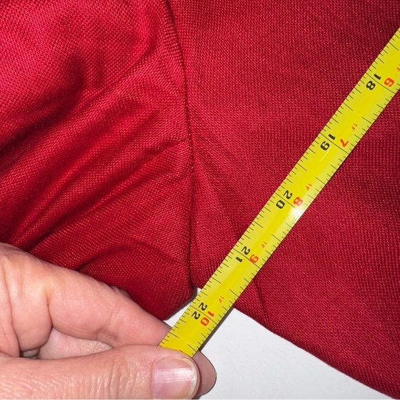 Talbots Red Women's Linen Blend Blazer Size 16 P - Picture 10 of 16